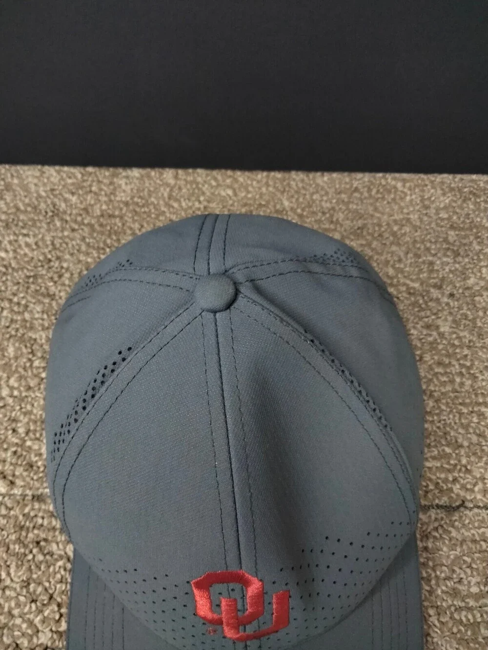 Jordan Brand Oklahoma Sooners Hat Team Sideline Performance Adjustable Cap